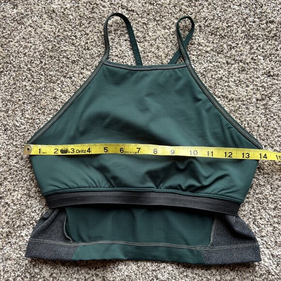 Bundle Prana crop top reversible XS brown, sports bra apron crop top XS green - Picture 8 of 11